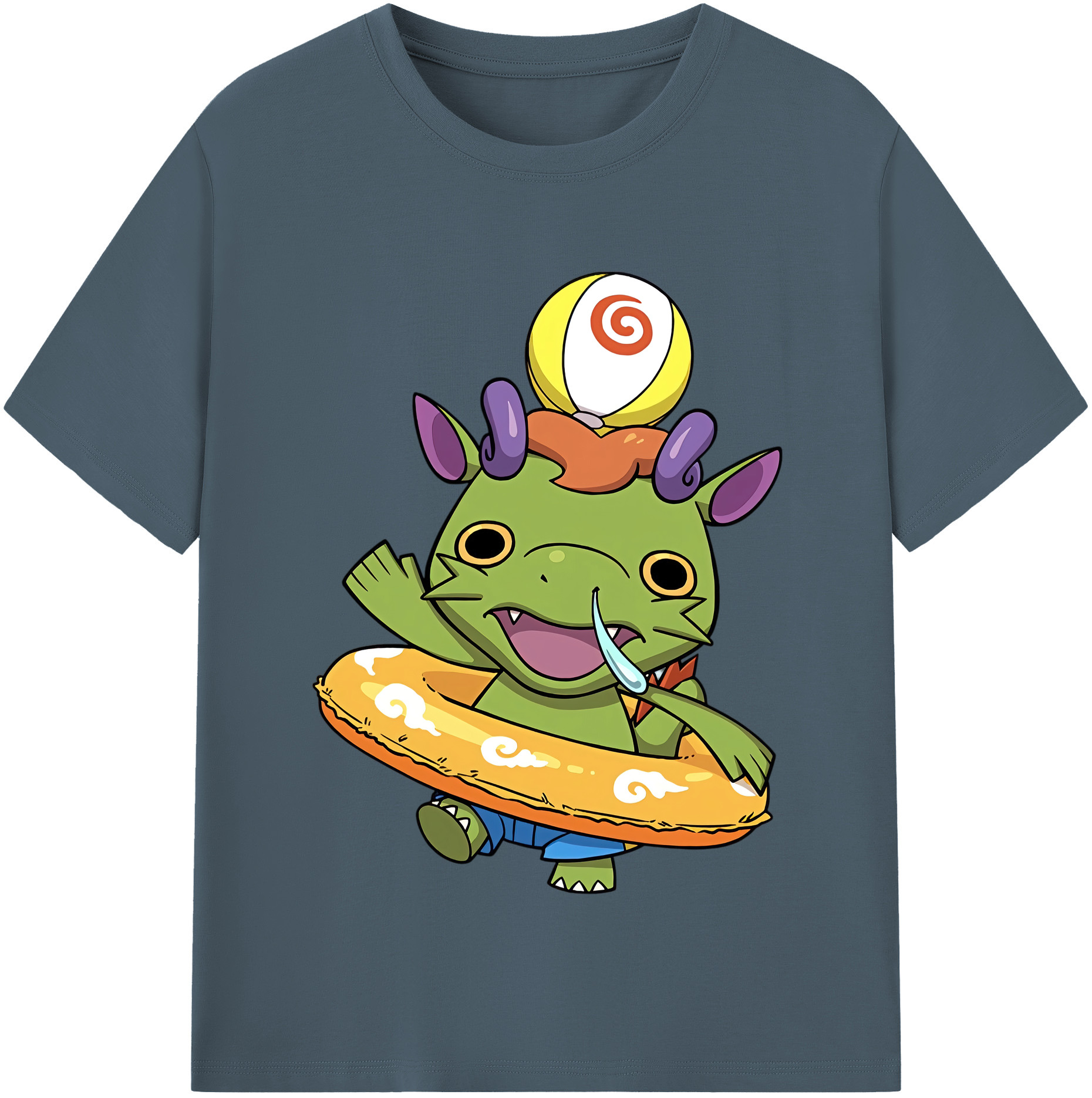 （画像用） 妖怪ウォッチ Yo-kai Watch 綿100％半袖Tシャツ（フロントプリント）